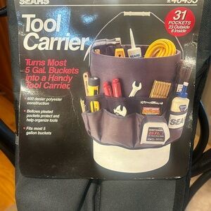 👣NIP Tool Carrier 31 pockets fits 5 gallon bucket